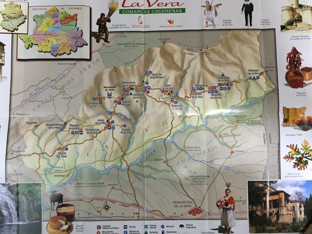 Casa Rural Sierra De Tormantos Guijo de Santa Barbara ภายนอก รูปภาพ